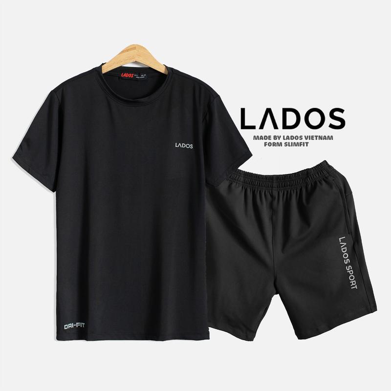 Đồ bộ thể thao nam đẹp cao cấp LADOS - 7001 vải thun lạnh mặc nhà chạy bộ tập gym