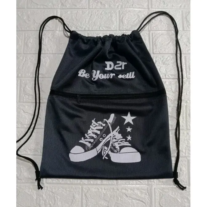 Tas Sepatu Futsal String Bag Tas Ransel Olahraga Tas Serut Gambar Sepatu Gymsack 4