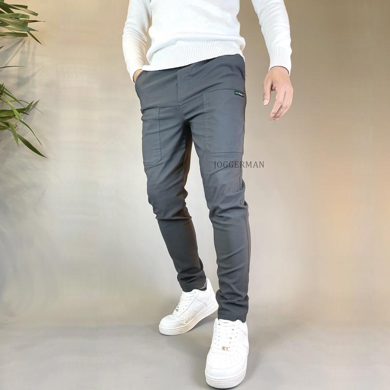 JOGGERMAN Quần Jogger 6 Túi Form Regular Fit Chất Liệu Co Dãn Thoải Mái, Jogger Nam Sport