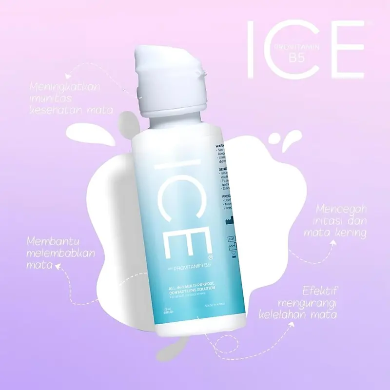 Cairan Softlens X2 ICE 60ml Multi Purpose Solution Air Bilas Cuci Pembersih Soflens 2