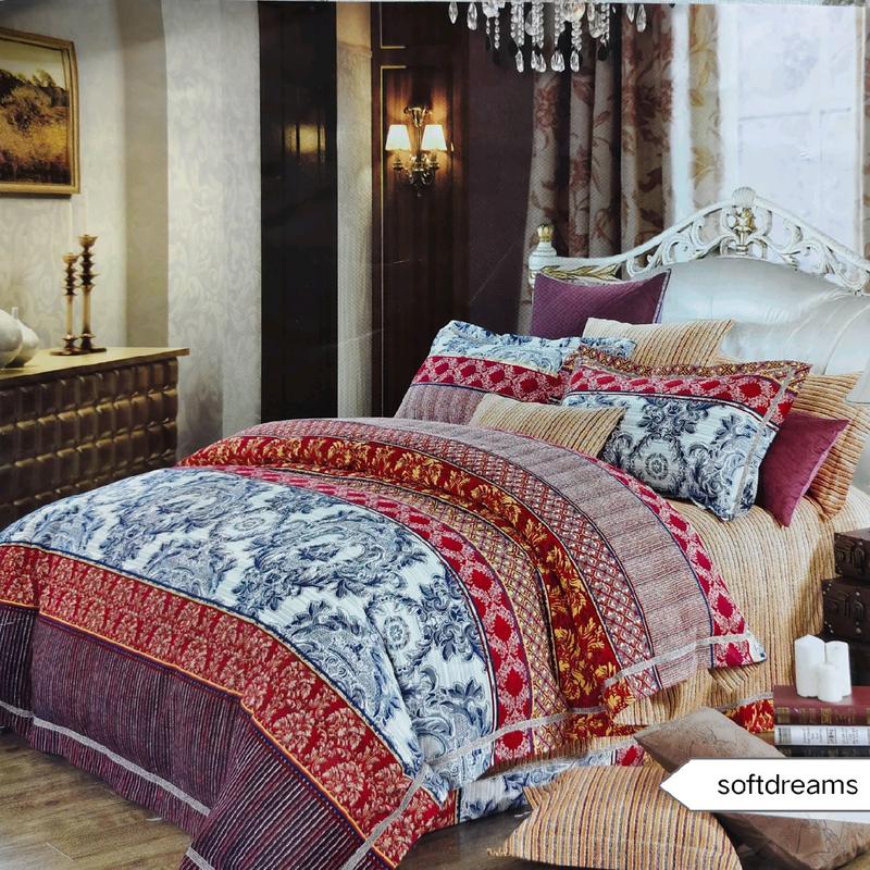 sprei set saja (180x200 t.30/40cm) bahan katun jepang 2