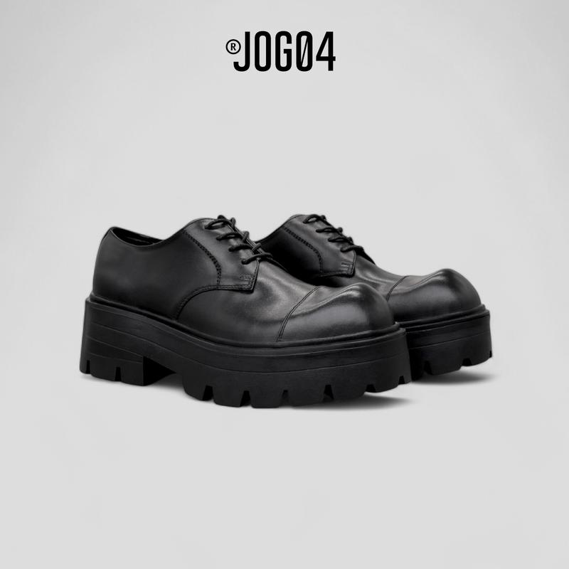 DISTOPIA x JOG04 - Giày COMMANDO DERBY JOG04 - Chất liệu da bò Nappa thiết kế mũi cong đế 7cm tăng chiều cao cho nam D8