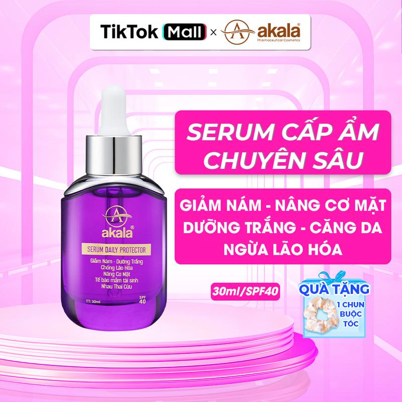 Serum Dưỡng Trắng - Tái Tạo - Căng Da - Nâng Cơ Mặt akala ( Serum Tế Bào Mầm Tái Sinh Nhau Thai Cừu ) 30ml Skincare Nữ