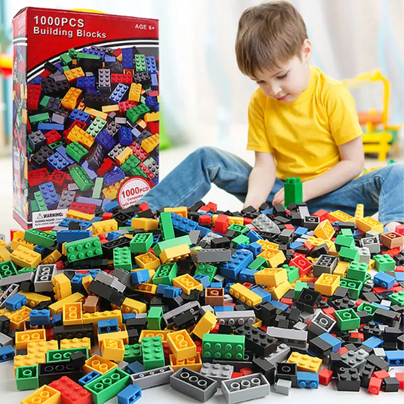 Building Blocks 1000 pcs small particles puzzle assembly scene children DIY toys