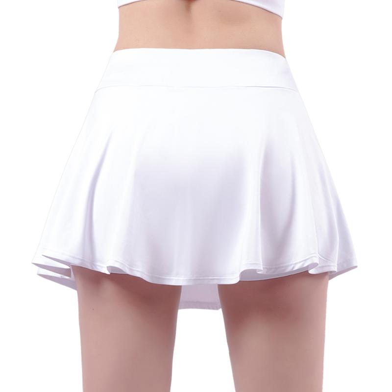 Product Introduction of Fake Two-Piece Nude Feel Yoga Culottes Women's Summer Quick-Drying Running Fitness Tennis Skirt Training Sports Short Pants 41