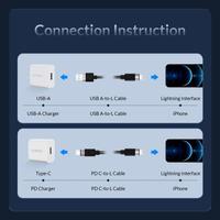 Gambar ORICO Type-C to Lightning Fast Charge & Data Cable 29 watt - C2L-05 - Warna dari ORICO INDONESIA Official Shop Kota Administrasi Jakarta Utara 5 Tokopedia