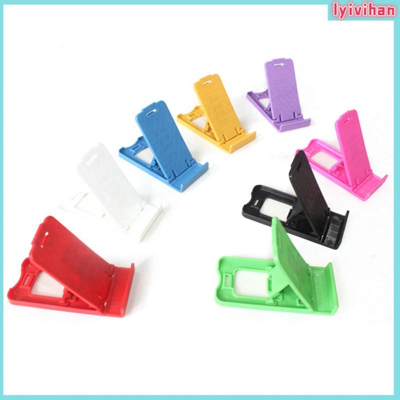 Giá đỡ điện thoại di động bằng nhựa gấp gọn để bàn, dùng cho phát trực tiếp