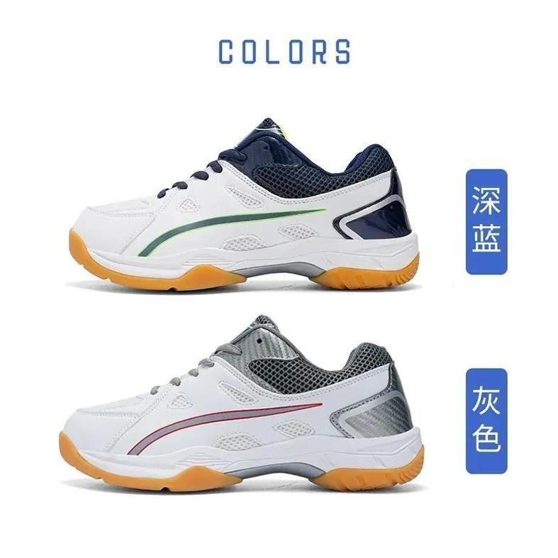 Product Introduction of Ready Stock Large Size Badminton Shoes Tennis Shoes Breathable Men Women Shoes Beef Tendon Sole Anti-slip Training Shoes Couple Sports Shoes Table Tennis Shoes Training Shoes Lightweight Tennis Shoes Fitness Running Shoes 44