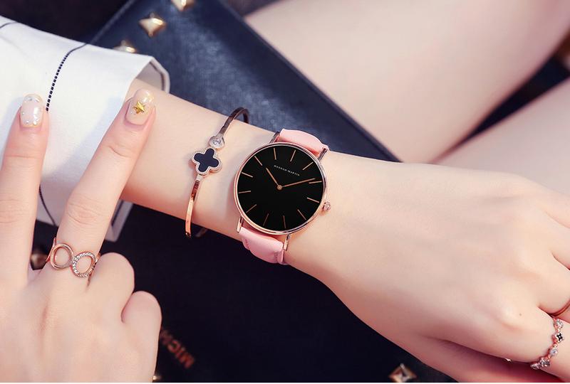 Product Introduction of HANNAH MARTIN Jam Tangan Wanita Sangat tipis 100% Original  CH36-FH hadiah watches 11