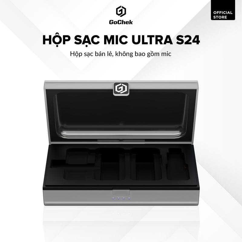 Hộp Sạc Micro GoChek Ultra S24 Không kèm MIC bên trong Thu Âm