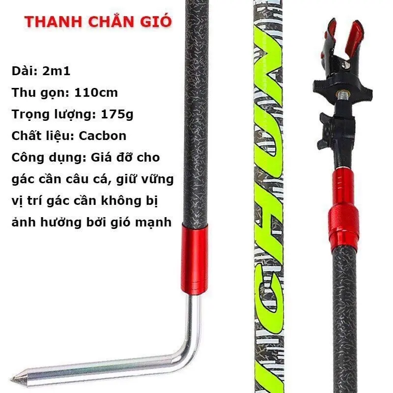 Thanh chắn gió - gác gió cacbon