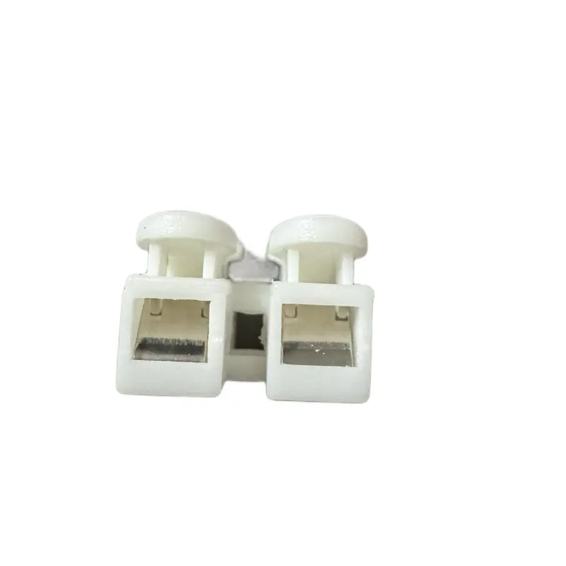 Cục kẹp Domino màu trắng, kẹp nối dây điện