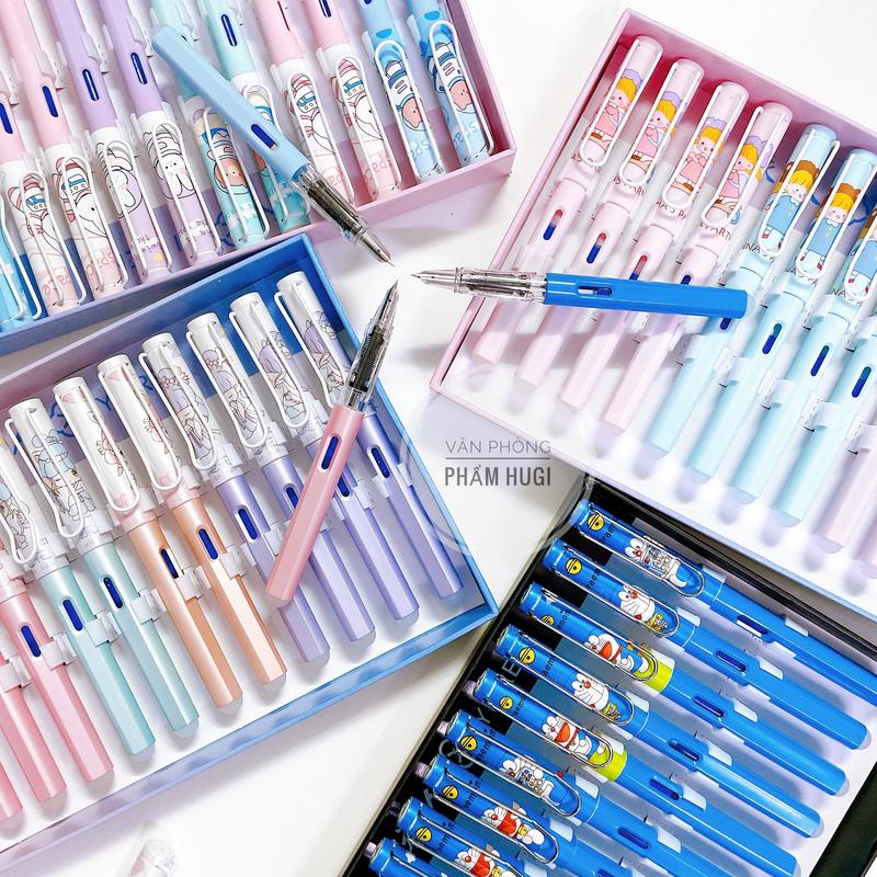 Bút máy Tẩy Xóa Được thân nhỏ ngòi mài êm trơn dễ viết cho học sinh tiểu học