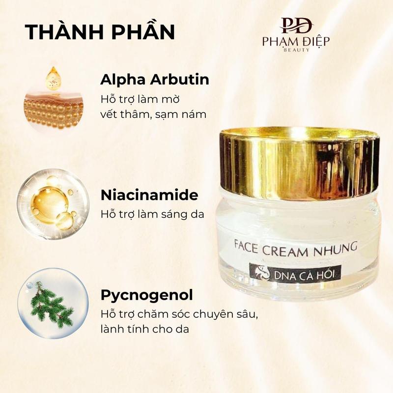 Product Introduction of Combo Serum Vitamin HD 15ML PHẠM ĐIỆP BEAUTY & Face Cream Nhung PHẠM ĐIỆP BEAUTY [TẶNG KÈM 1 TUÝP TẨY TẾ BÀO CHẾT HONEY CHO MẶT]  Hỗ Trợ Dưỡng Sáng, Cấp Ẩm Cho Da, Skincare Nữ Women 33