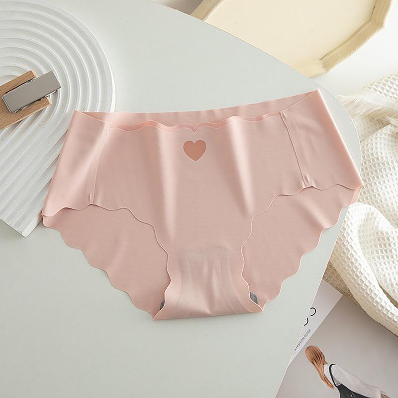 Product Introduction of Combo 10 Quần lót nữ su tim không đường may, quần chip nữ viền sóng thun lạnh, quần lót nữ đúc su co dãn, Women 9