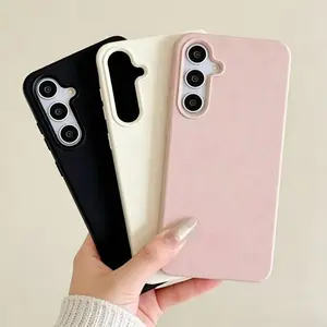 Ponsel kulit Lembut Case Untuk Samsung A55 A56 A05S A07 A15 A16 A17 A26 A06 A34 A35 A36 A54 A53 S25 S23 Ultra S24 FE casing silikon tahan benturan