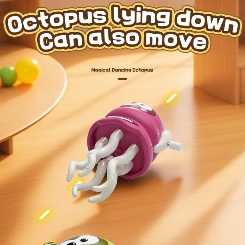 Mainan Penghilang Stres Gurita Menari Ajaib Robot Gurita Joget ABS / Hiburan Kocak / Untuk Hadiah Anak-anak