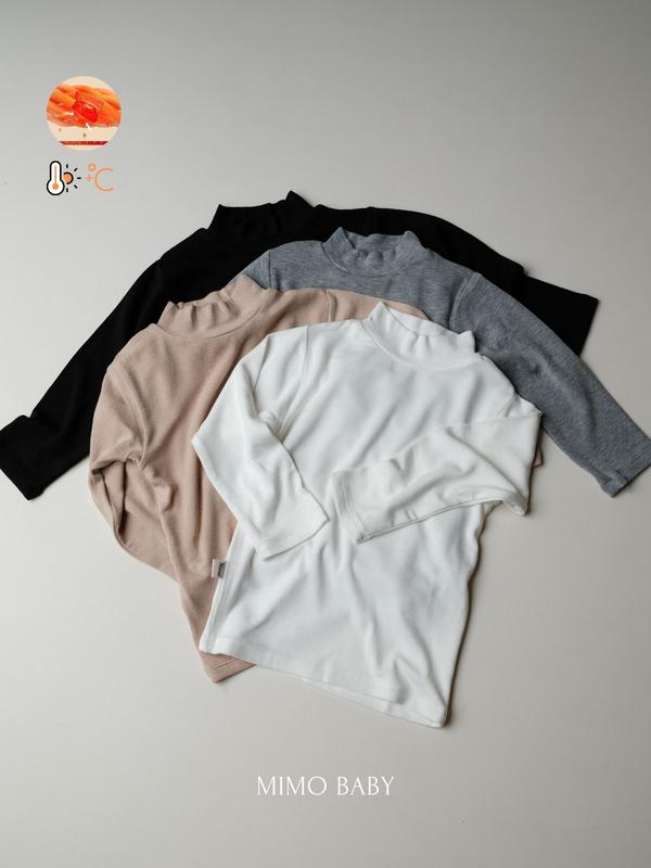  Áo giữ nhiệt cổ 3 phân co giãn mềm mịn và ấm áp cho bé Mimo Baby QA271 