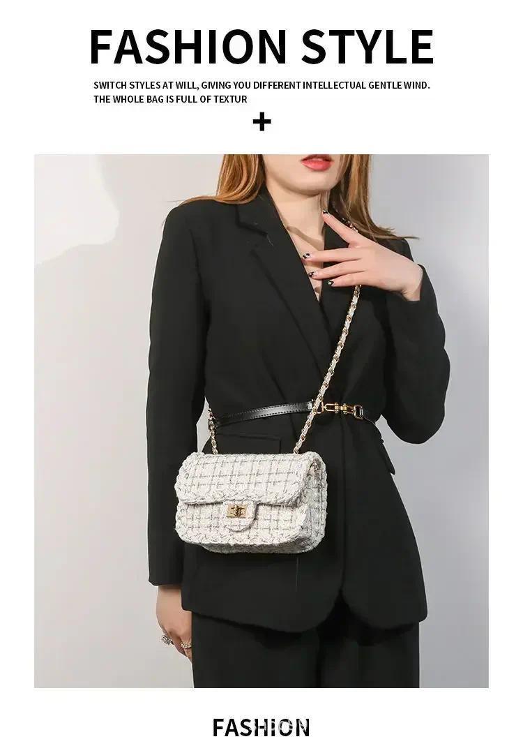 Product Introduction of Fashionable Women's Bags Chain Small Bags Crossbody Bags High-end Design Handbags Exquisite Gifts 11