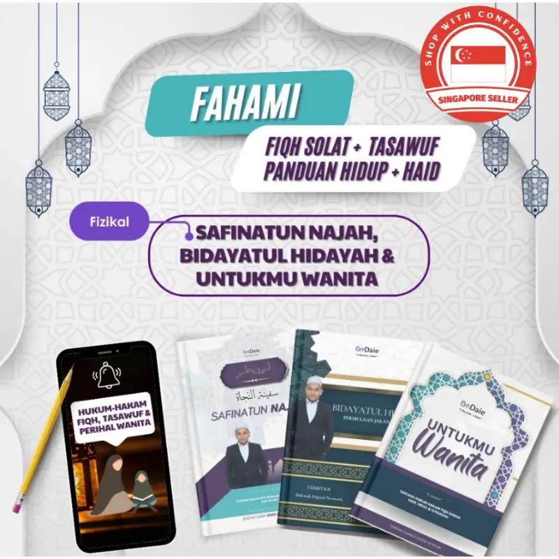 Casual BEDAIE Book Safinatun Najah | Book Bidayatul Hidayah | Book  You Women