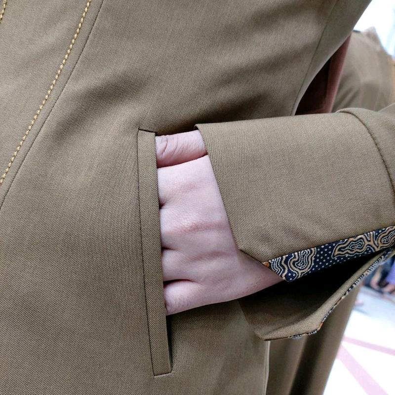setelan baju kerja wanita model tunik rok A 5