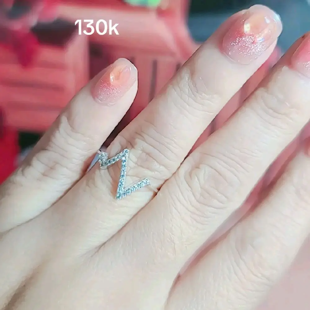 NHẪN X.O.A.N NHỊP TIM, BẠC , NI 16, KM130