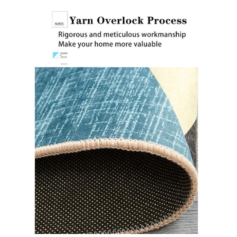 Product Introduction of Carpet living room floor mat Modern Geometry 160*200cm Big Size Carpet Non Slip And Non Wash 24