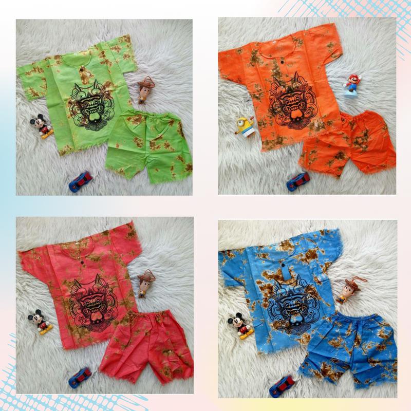 Product Introduction of Setelan Bali Barong Anak Laki Laki Dan Perempuan | Baju Harian Anak  Murah 2-7tahun Bayi 0