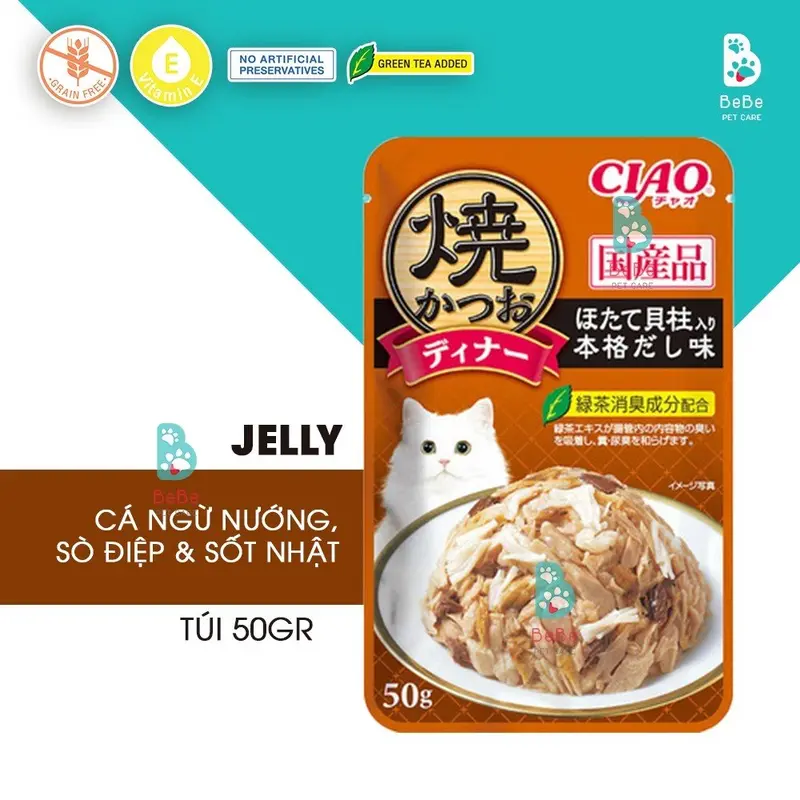 PATE CIAO Thơm Ngon Dành Cho Mèo Mọi Lứa Tuổi 4
