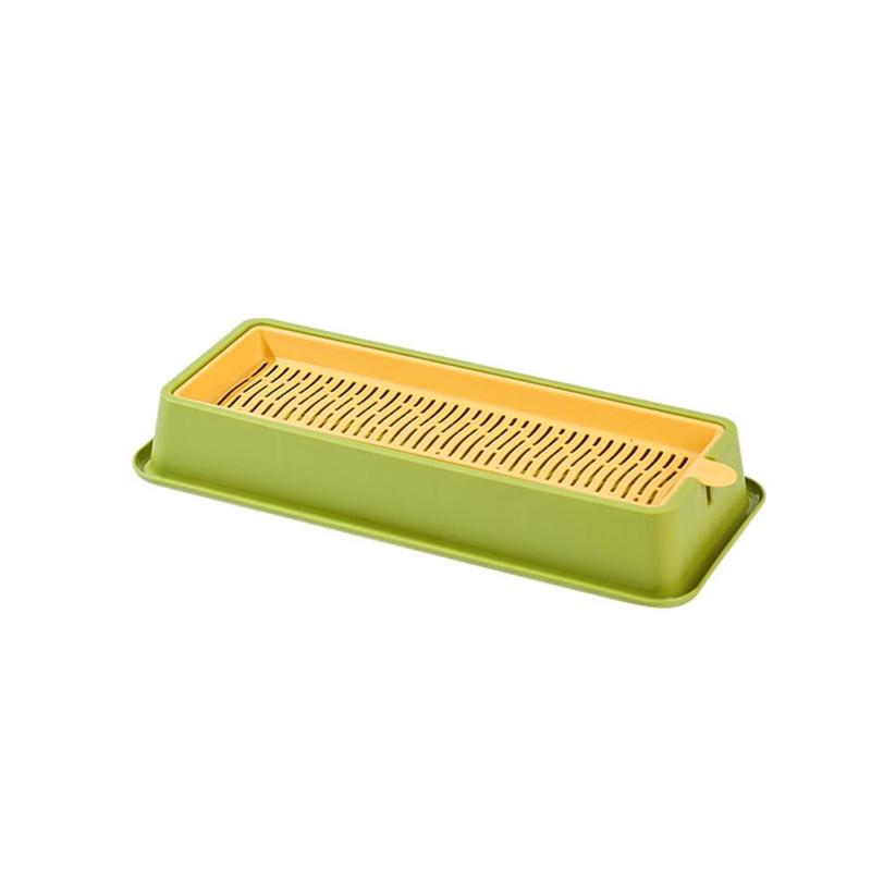 Seed Sprouter Tray Hydroponic Cat Grass Box Wheatgrass Bean Sprouts Wheatgrass Grower Soil Free Cat Grass Sprouting Tray for Microgreens 8