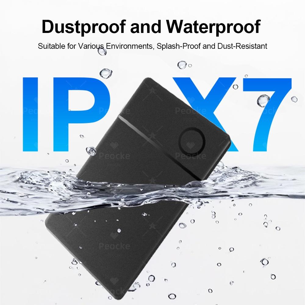 Wireless Rechargeable Wallet Tracker Card With Google Find Hub App GPS Smart Tag Locator For Android Anti Loss Message Reminder - Image 4