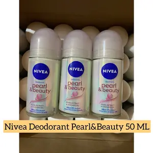 [3PCS] NIVEA Deodorant Pearl & Beauty Roll-On 50 ml