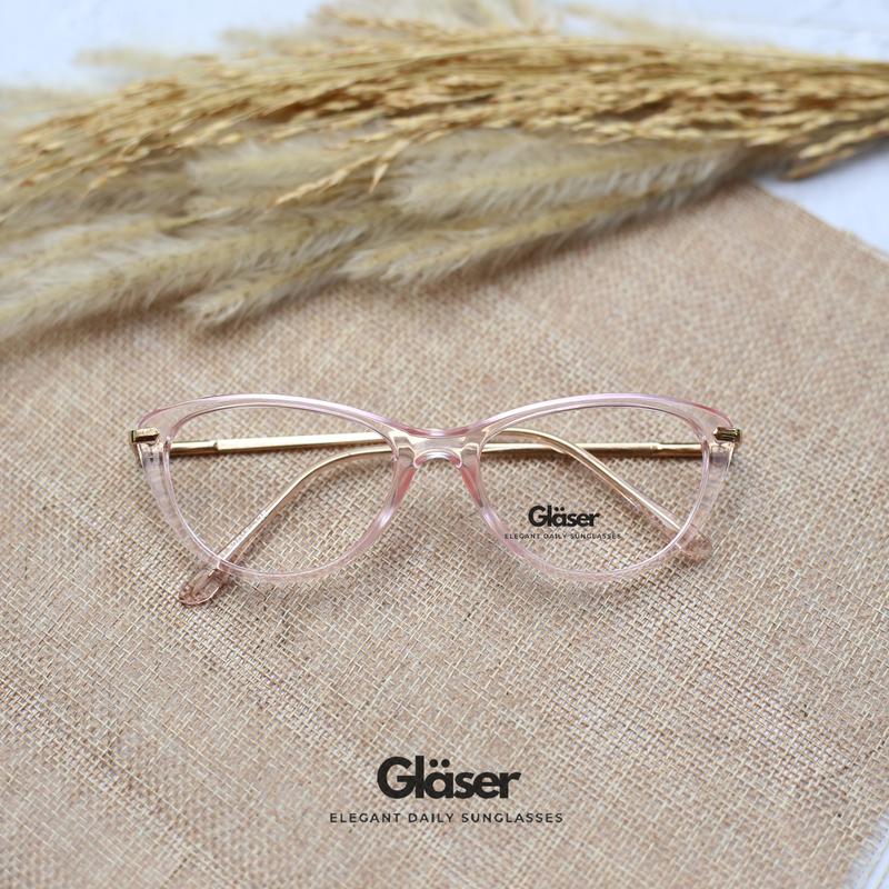 Frame Kacamata Yumna - Bisa Minus Plus Cylinder (Free Box+Lap) Biru Frame Perempuan Laki-laki Eyewear vascka 5