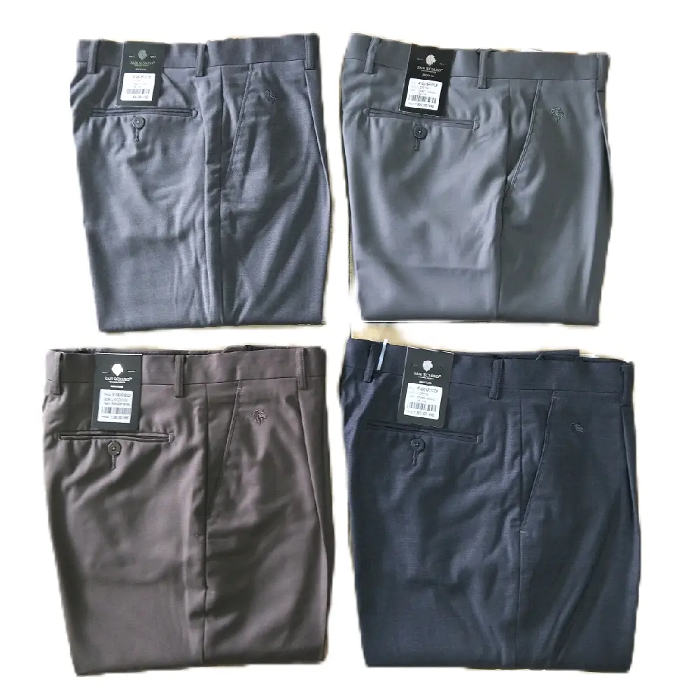 Quần tây DÀI SANSCIARO cao cấp . Fom REGULAR 1 ly