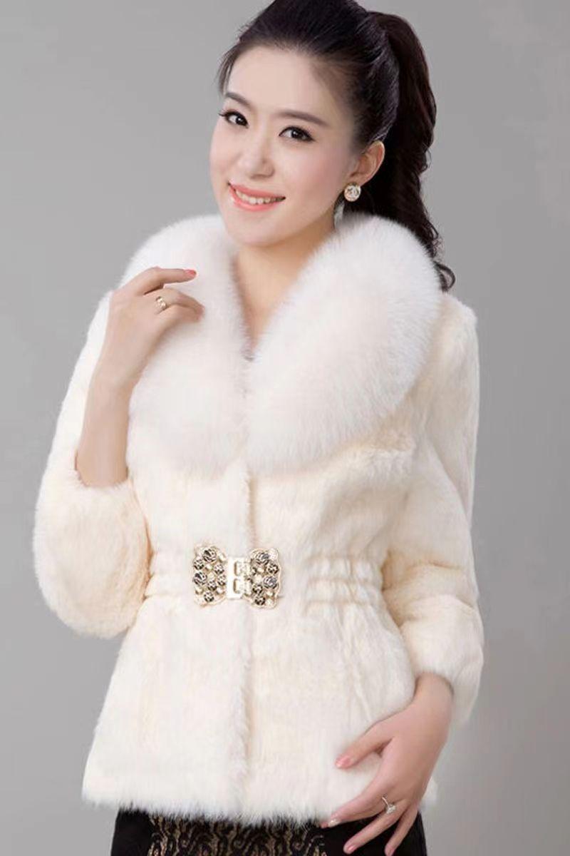 Product Introduction of Áo Khoác Lông, Hàng Mới Về Mùa Thu Và Mùa Đông, Dành Cho Nữ, Dài Ngắn, Phong Cách Hàn Quốc, Cổ Áo Lông Cáo Giả, Làm Bằng Lông Chồn, Dễ Phối Đồ, Dành Cho Nữ 0