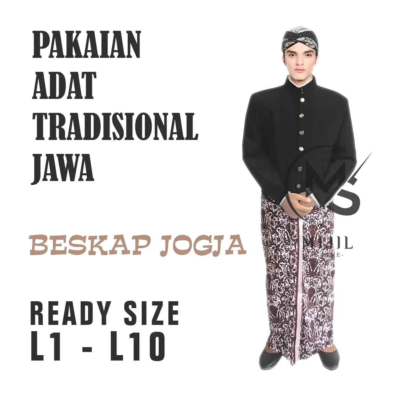 Pakaian Tradisional Baju Beskap Adat Jawa Jogja Dewasa