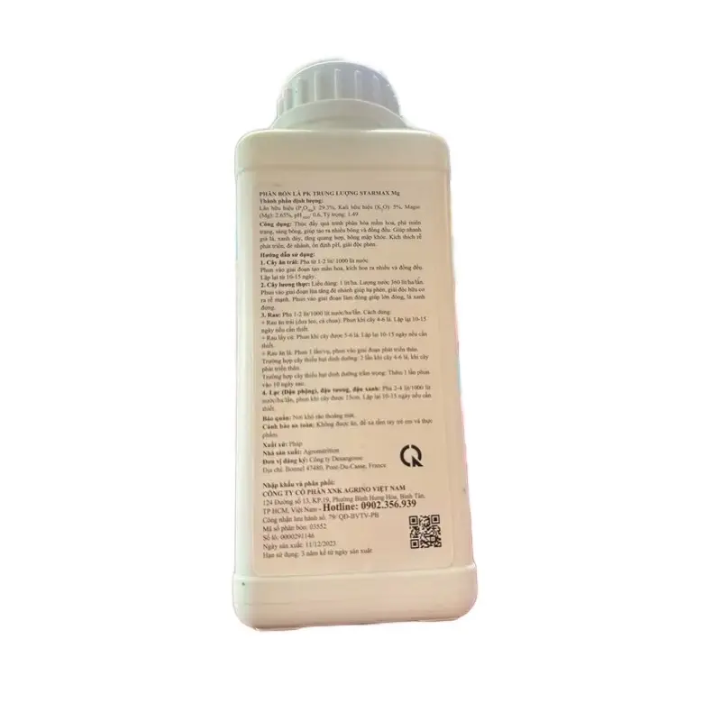 Phân bón lá STARMAX Mg 500ml giúp cây xanh dày, tạo mầm hoa, tăng quang hợp - Agrino Việt Nam 4