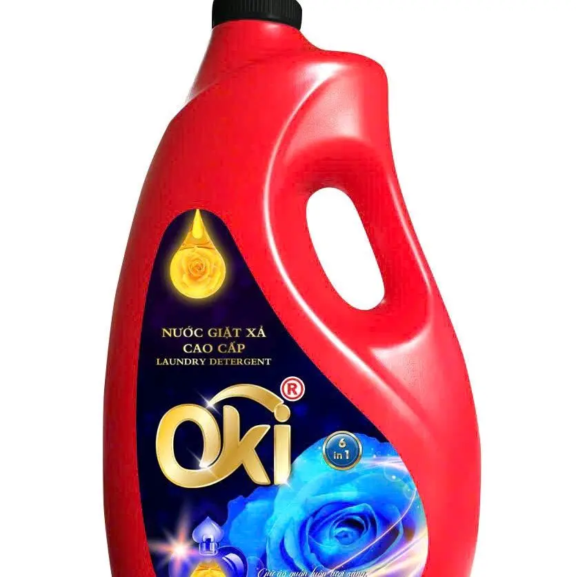 nước giặt oki 4kg đen  chiết xuất quả bồ hòn