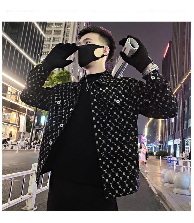Product Introduction of Spring and Autumn Turn-down Collar Jacket for Men, Stylish Men's Casual High-end Trendy Brand Coat, 2024 New Spring Jacket Slipper 20