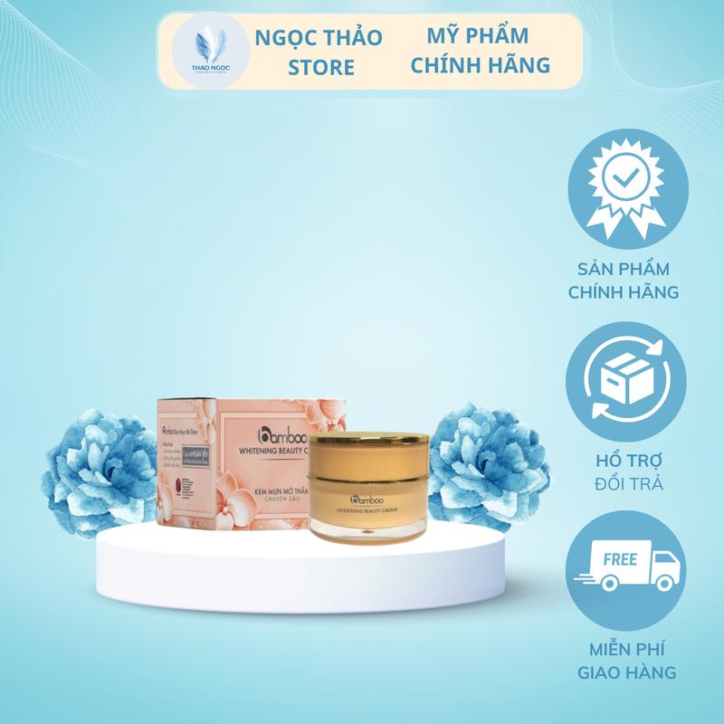 Kem Mụn Mờ Thâm Chuyên Sâu Bamboo Dưỡng Trắng Da Se Khít Lỗ Chân Lông Đường Skincare Dưỡng Ẩm Da trị dr mai