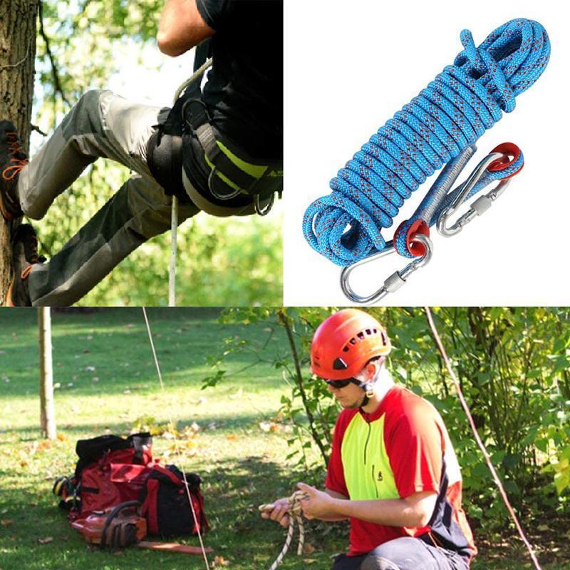 Product Introduction of Dây leo núi, ngoài trời, dây thoát hiểm xuống dốc, dây nylon mở rộng leo núi, chống mài mòn, thích hợp cho công việc trên không và an toàn, số lượng: 1 Sport Đồng 14