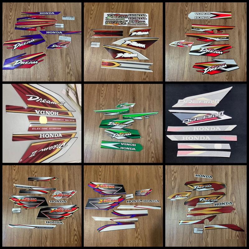 Tem Dán Xe Dream Super Việt Team Drem Thái limited đẹp Nhãn Dán Sticker