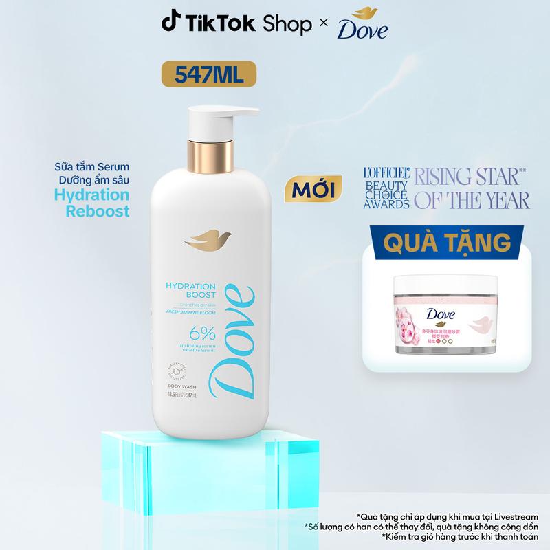 Sữa tắm Dove Serum Dưỡng ẩm sâu Hydration Boost 547ml 1