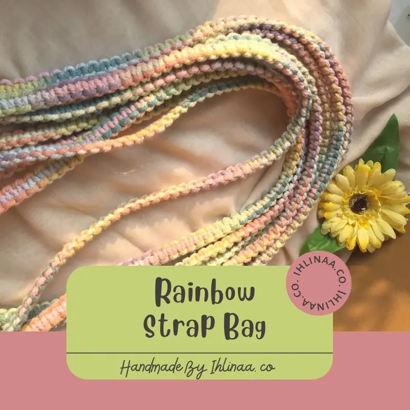 RAINBOW STRAP BAG MACRAME IHLINA 1