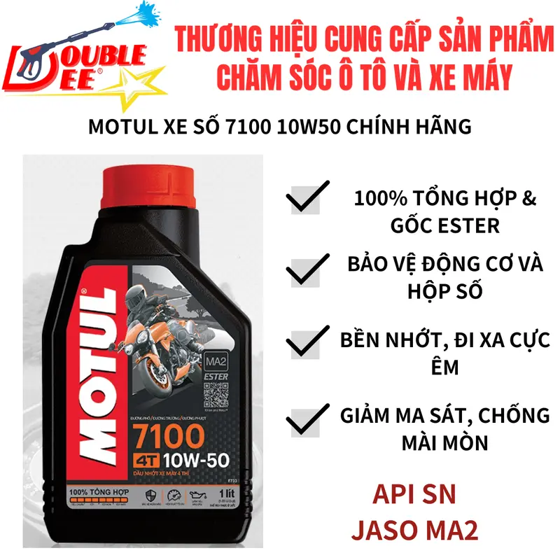 [ MOTUL ] Nhớt Motul 7100 10w50 Ester chính hãng Dầu Nhớt Dầu 1