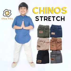 Ezra Kids Celana Panjang Anak Chinos Stretch Usia 1-12 Tahun Cowok