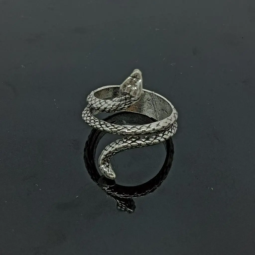 Snake Animal Ring - Cincin Motif Ular Melingkar Gaya Fashion Korea