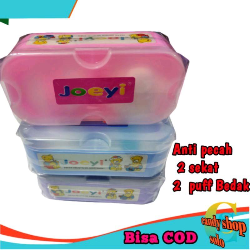 Alas bedak bayi free puff, Tempat bedak bayi anti pecah 3