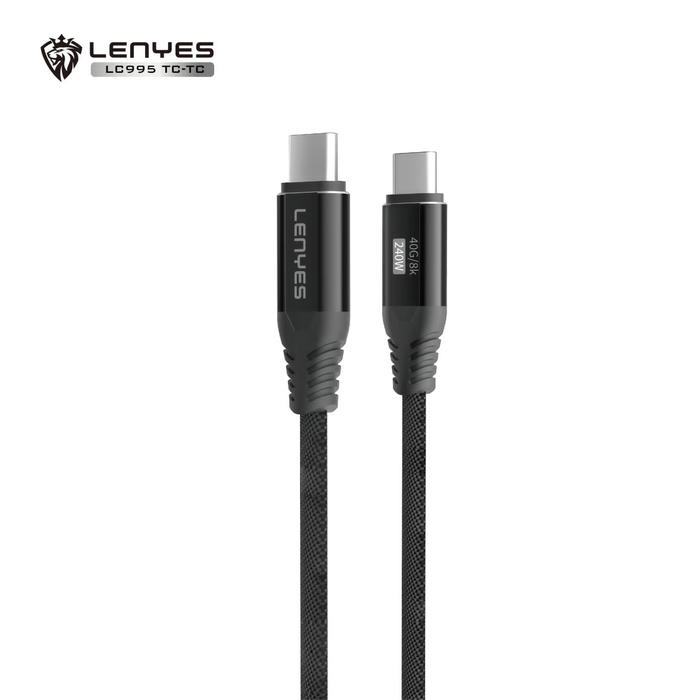 Gambar LENYES LC995 Data Cable Fast Charging 5.0A Type C to Type C Kabel Charger 1.2 meter dari LENYES INDONESIA Kota Administrasi Jakarta Pusat Tokopedia