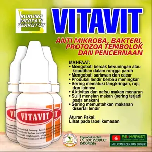 VITAVIT VOC MENGATASI GANGGUAN TEMBOLOK, GOMEN, SARIAWAN PADA BURUNG